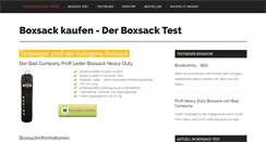 Desktop Screenshot of boxsack-kaufen.net